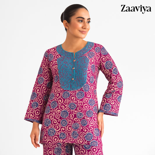 2 Piece Lawn  Suit - B27