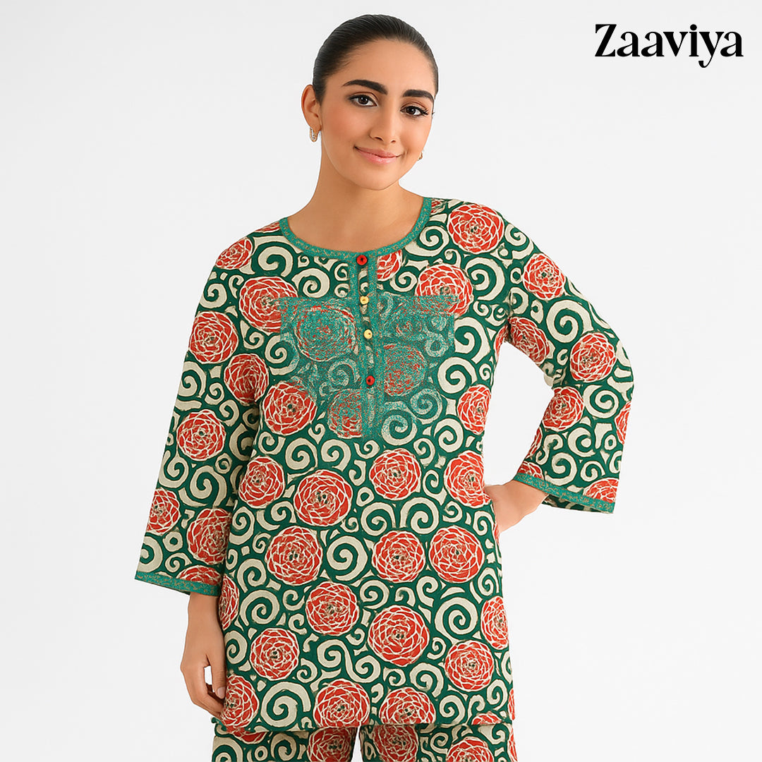 2 Piece Lawn Suit - B24