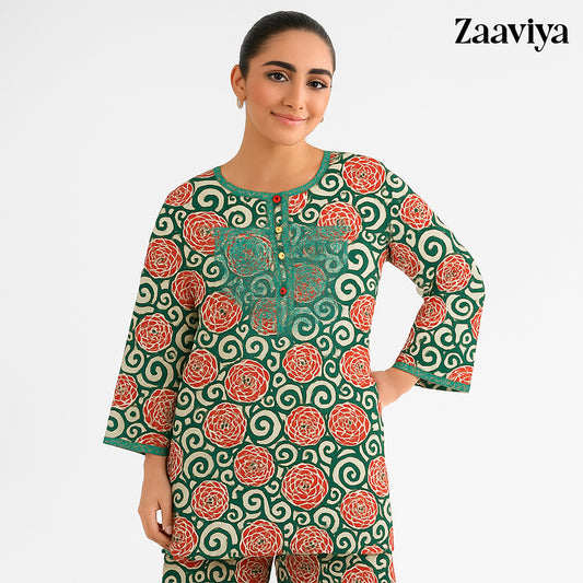 2 Piece Lawn Suit - B24