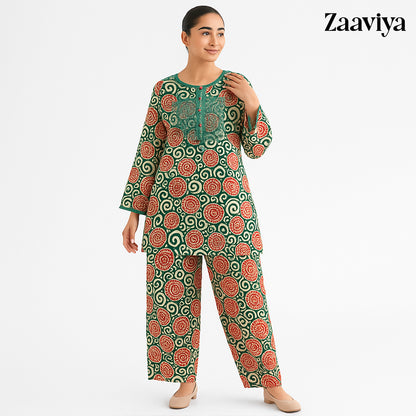 2 Piece Lawn Suit - B24