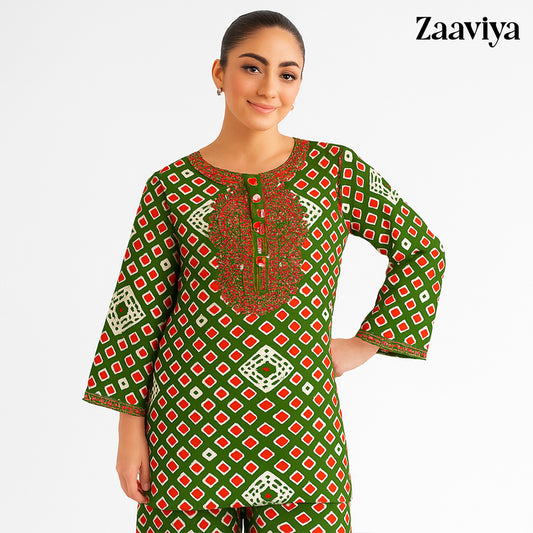 2 Piece Lawn  Suit - B23