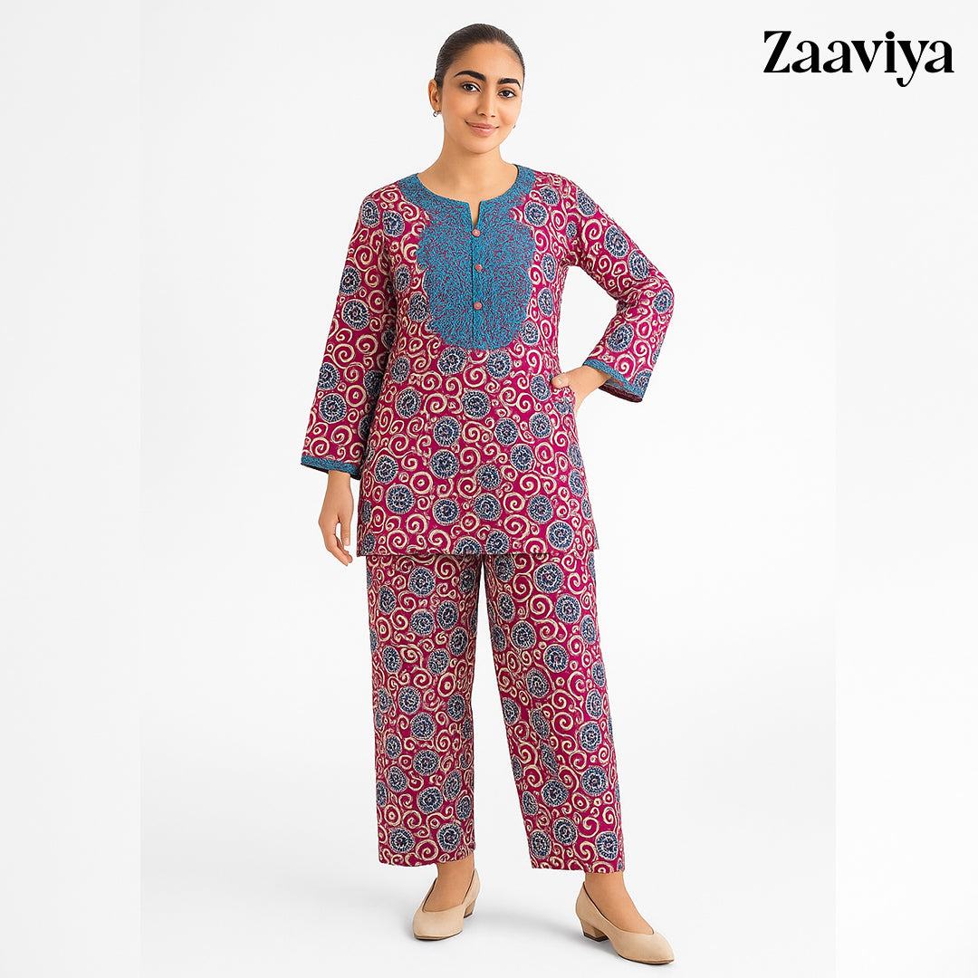 2 Piece Lawn  Suit - B27